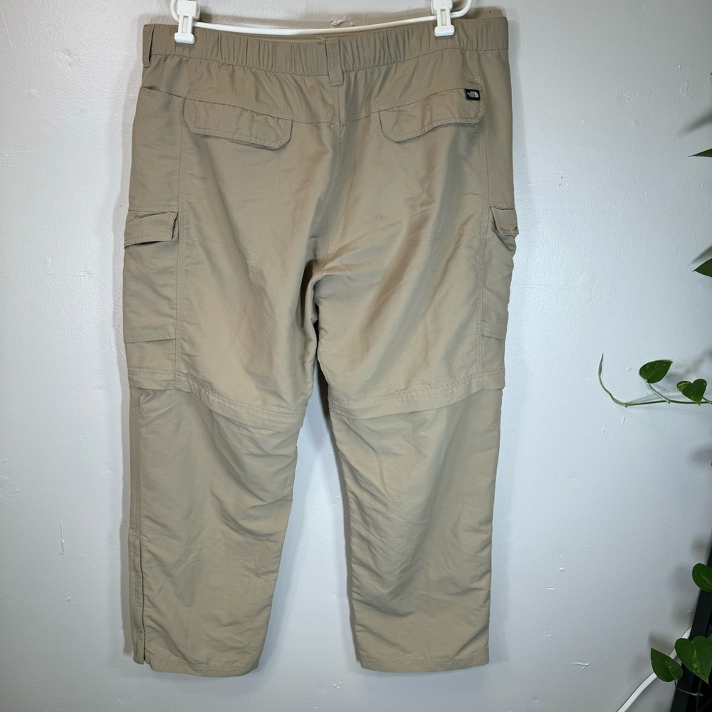 North face khaki convertible hiking pants shorts nylon men's XXL extra large 2x - Picture 10 of 16